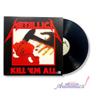 Metallica Signed Autographed Vinyl LP “Kill ‘Em All” Beckett Authenticated