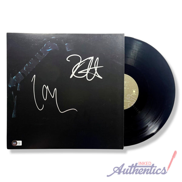 Metallica Signed Autographed Vinyl LP “Metallica” PSA/DNA Authenticated