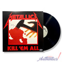 Lars Ulrich Signed Autographed Vinyl LP “Kill ‘Em All” Metallica PSA/DNA Authenticated