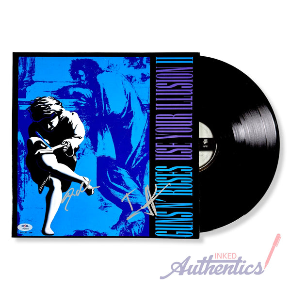 Guns N’ Roses  Signed Autographed Vinyl LP "Use Your Illusion II" PSA/DNA Authenticated