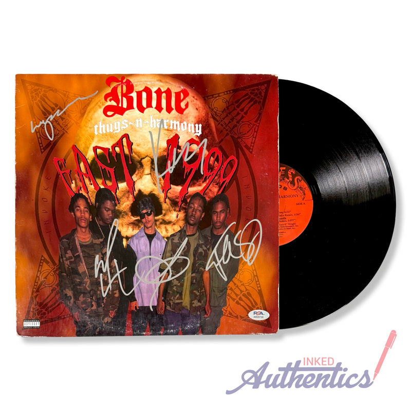 Bone Thugs-N-Harmony Signed Autographed Vinyl LP "East 1999" PSA/DNA Authenticated