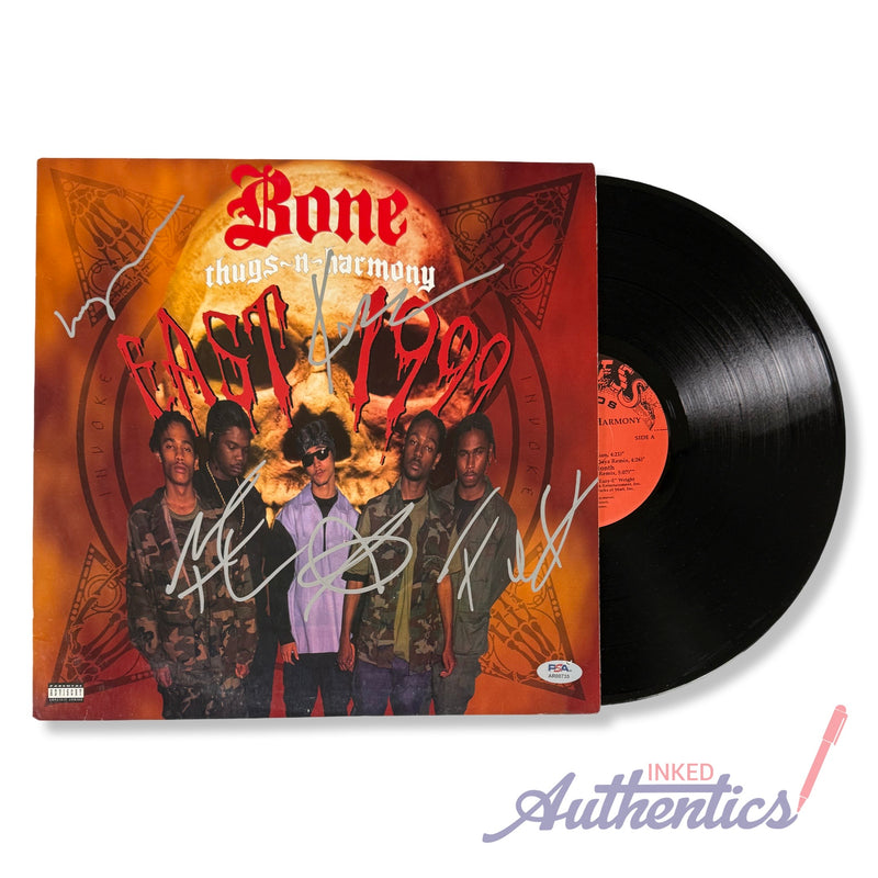 Bone Thugs-N-Harmony Signed Autographed Vinyl LP "East 1999" PSA/DNA Authenticated