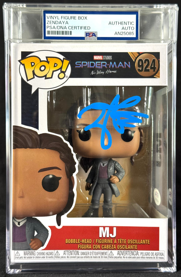 Zendaya Signed Autographed Funko Pop #924 MJ PSA/DNA Authenticated