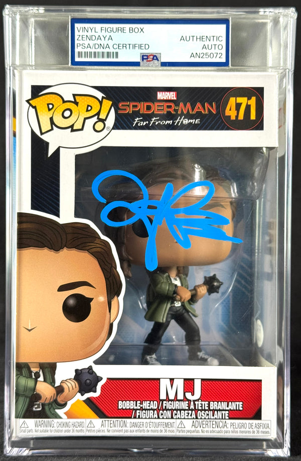 Zendaya Signed Autographed Funko Pop #471 MJ PSA/DNA Authenticated