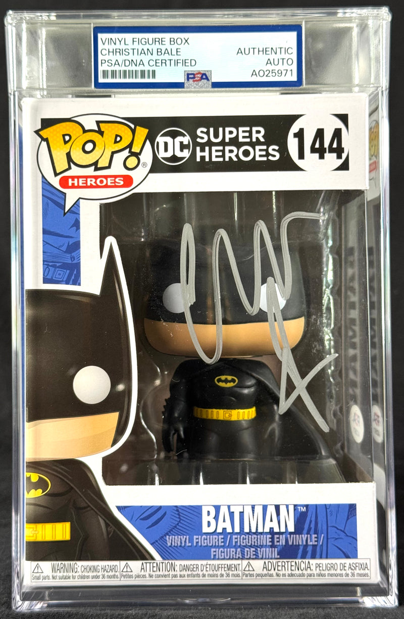 Christian Bale Signed Autographed Funko Pop
