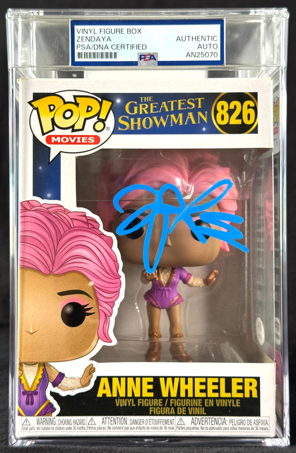 Zendaya Signed Autographed Funko Pop #826 Anne Wheeler PSA/DNA Authenticated