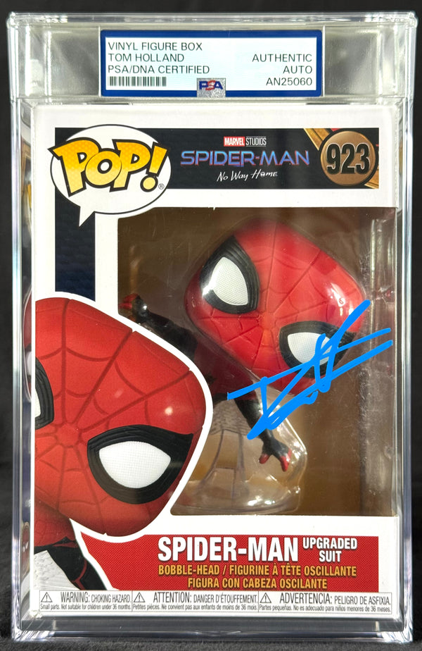 Tom Holland Signed Autographed Funko Pop #923 Spider-Man PSA/DNA Authenticated