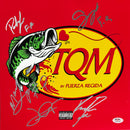 Fuerza Regida Signed Autographed 12x12 Photo "TQM" PSA/DNA Authenticated