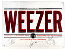 Weezer Signed Autographed 18x24 Poster PSA/DNA Authenticated