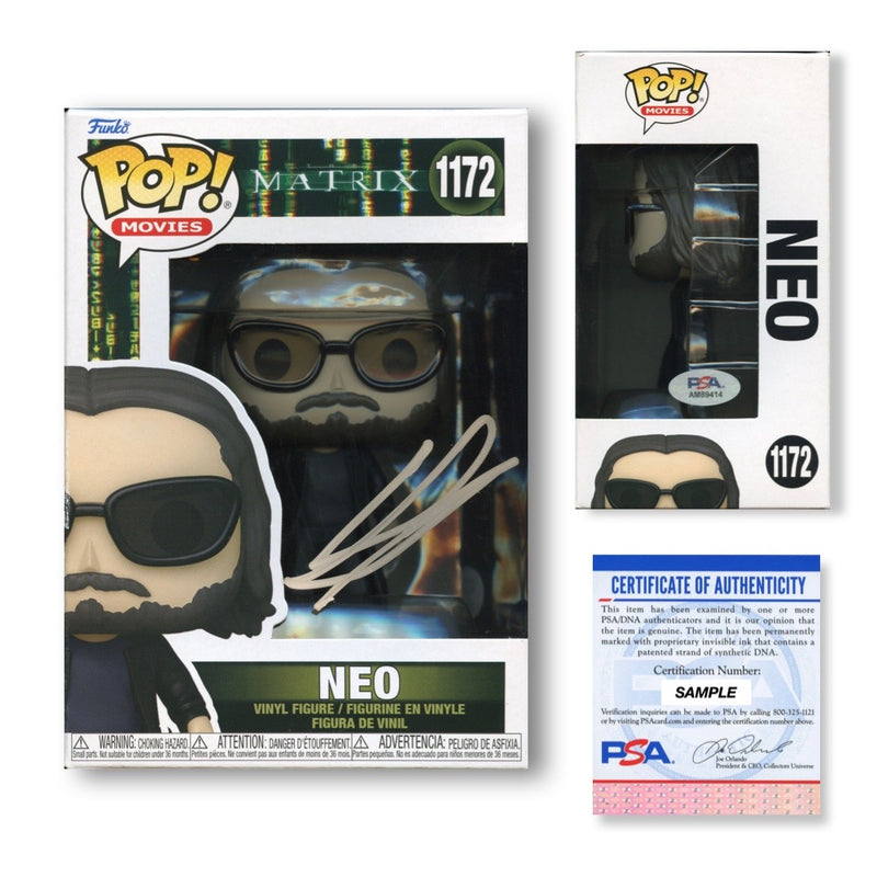 Keanu Reeves Signed Autographed Funko Pop