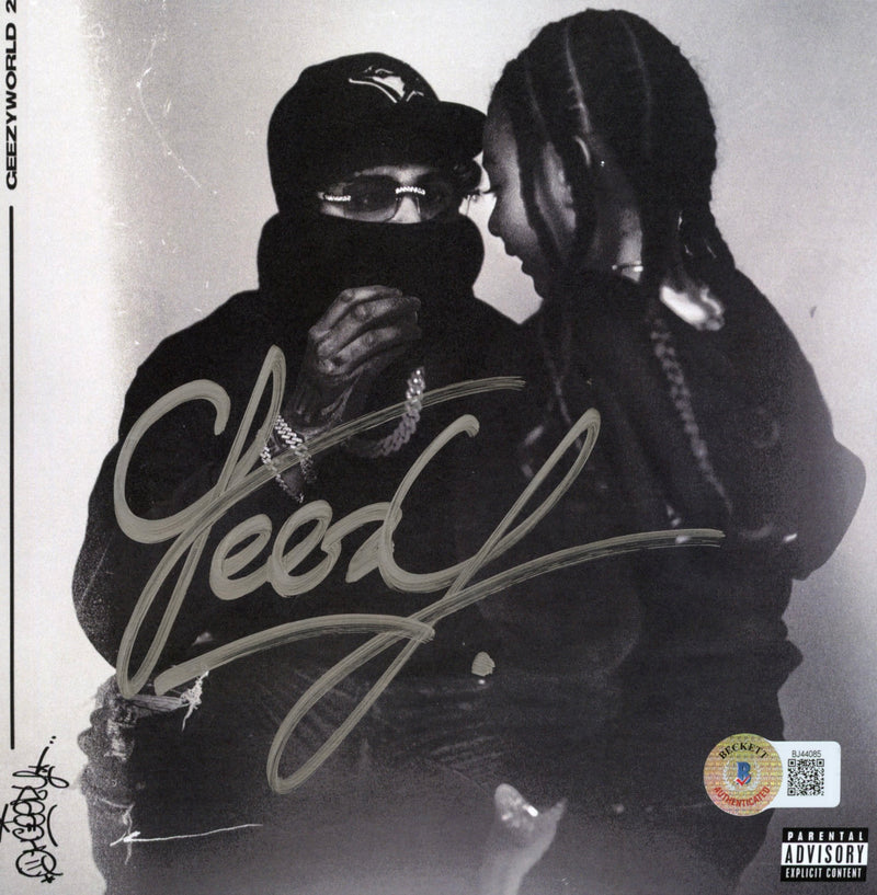OhGeesy Signed Autographed CD Insert "GEEZYWORLD 2" Beckett Authenticated