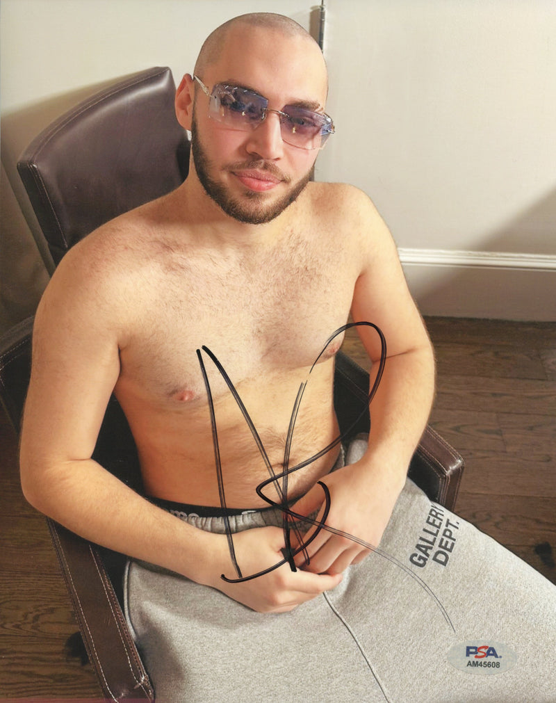 Adin Ross Signed Autographed 8x10 Photo PSA/DNA Authenticated