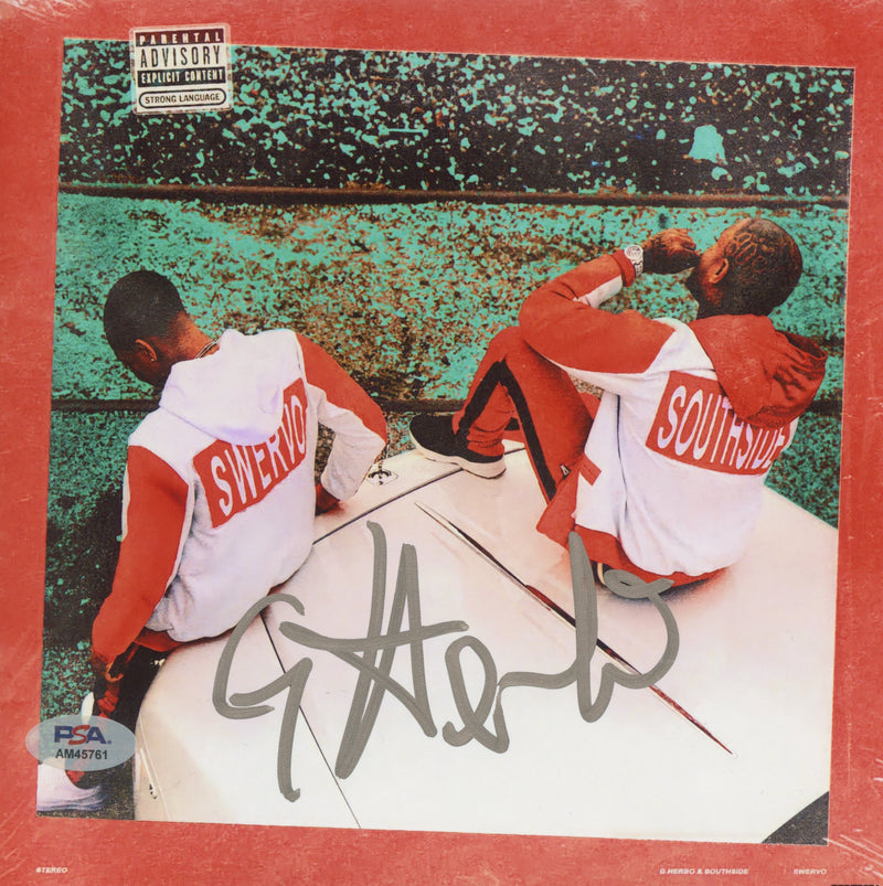 G Herbo Signed Autographed 8x8 Photo “Swervo” PSA/DNA Authenticated