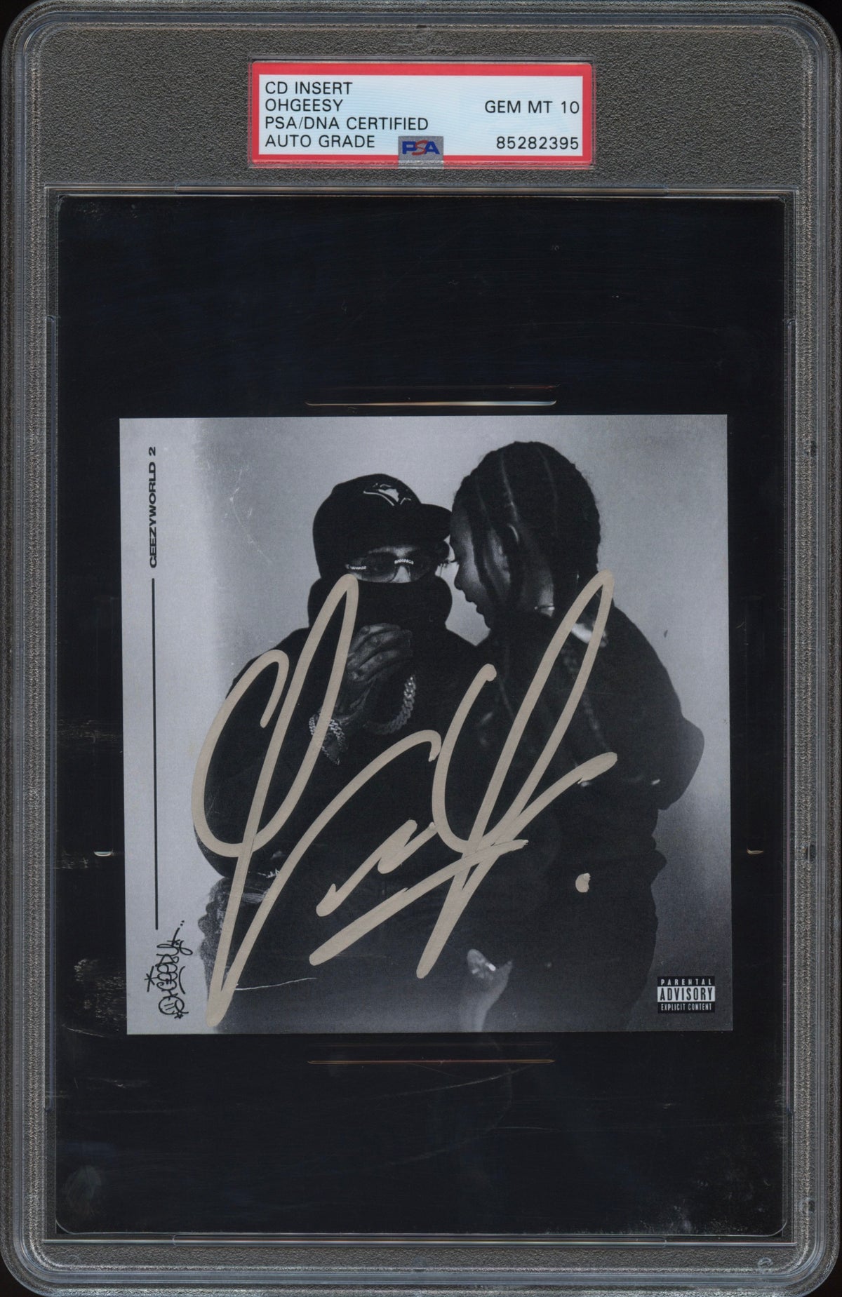 OhGeesy Signed Autographed CD Cover 