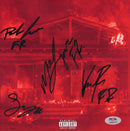 Fuerza Regida Signed Autographed 8x8 Photo "Dolido Pero No Arrepentido" PSA/DNA Authenticated