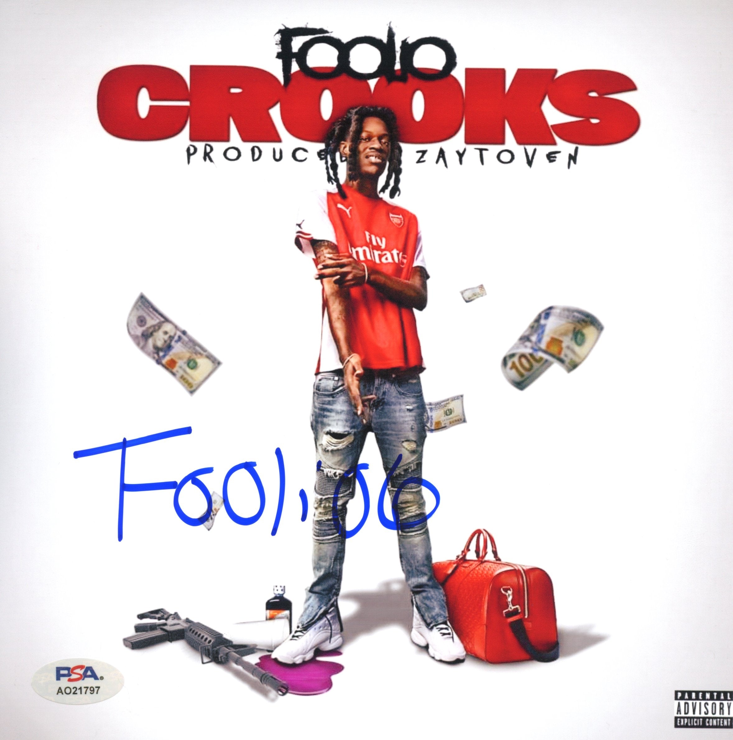 Foolio Merch Foolio Signed Autographed 8x8 Photo