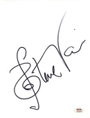 Steve Vai Signed Autographed 8.5x11 Photo PSA/DNA Authenticated