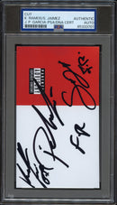 Fuerza Regida Signed Autographed 3x5 Cut PSA/DNA Authenticated