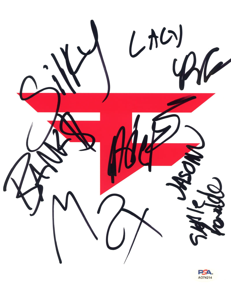FaZe Clan Signed Autographed 8x10 Photo PSA/DNA Authenticated