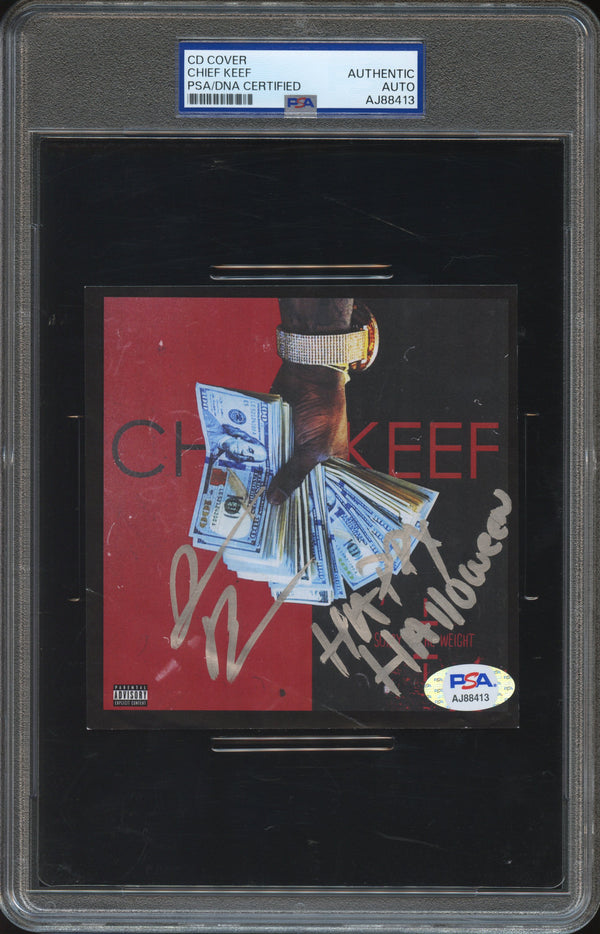 Chief Keef Signed Autographed CD Cover “Sorry 4 The Weight” PSA/DNA Authenticated