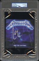 Lars Ulrich Signed Autographed CD Cover “Ride The Lightning” PSA/DNA Authenticated