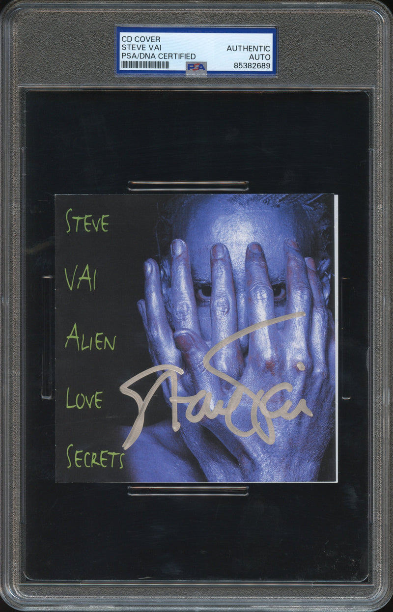 Steve Vai Signed Autographed CD Cover "Alien Love Secrets" PSA/DNA Authentic