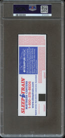 Wiz Khalifa Signed Autographed Full Ticket "Under The Influence" Tour 8/23/14 PSA/DNA 10 Gem Mint