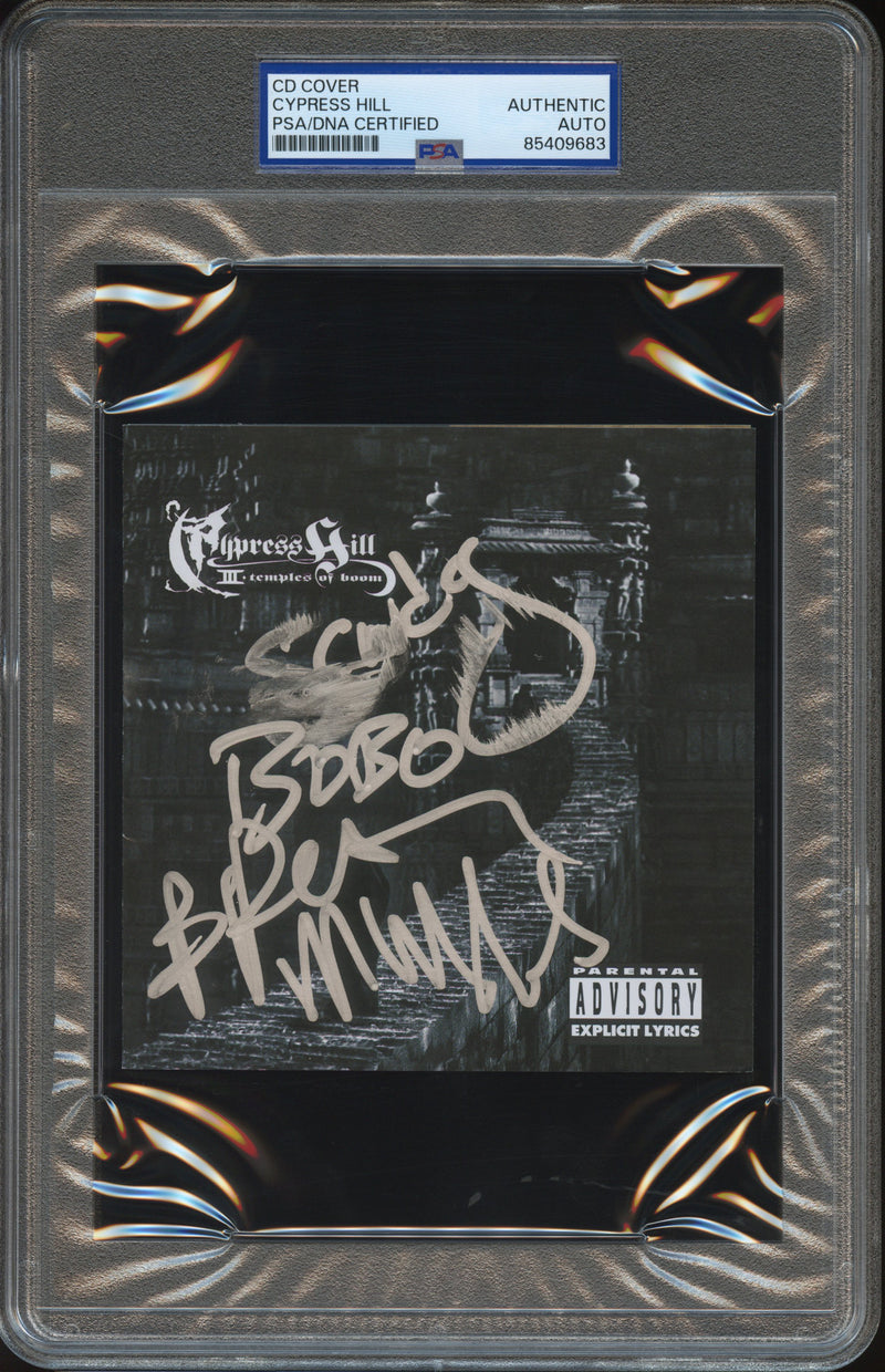 Cypress Hill Signed Autographed CD Cover "Cypress Hill III: Temples of Boom" PSA/DNA Authenticated