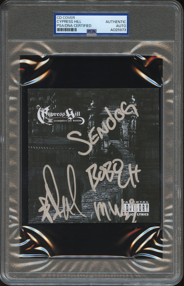 Cypress Hill Signed Autographed CD Cover "Cypress Hill III: Temples of Boom" PSA/DNA Authenticated