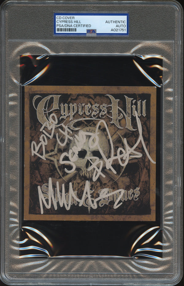 Cypress Hill Signed Autographed CD Cover "Skull & Bones" PSA/DNA Authenticated