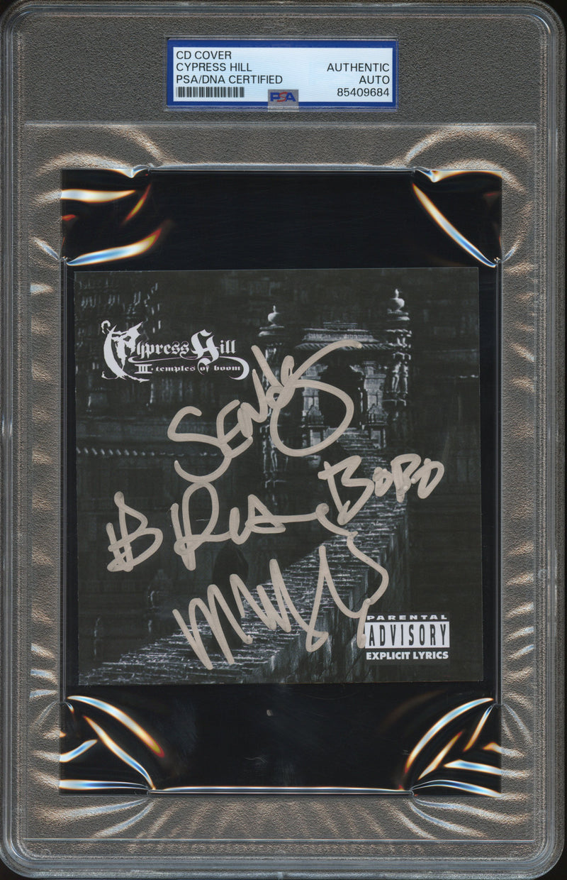 Cypress Hill Signed Autographed CD Cover "Cypress Hill III: Temples of Boom" PSA/DNA Authenticated