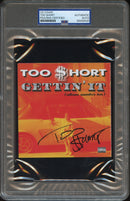 Too Short Signed Autographed CD Cover “Gettin' It” PSA/DNA Authenticated
