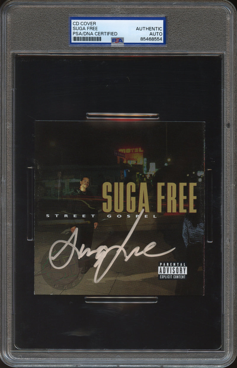 Suga Free Signed Autographed CD Cover "Street Gospel" PSA/DNA Authenticated