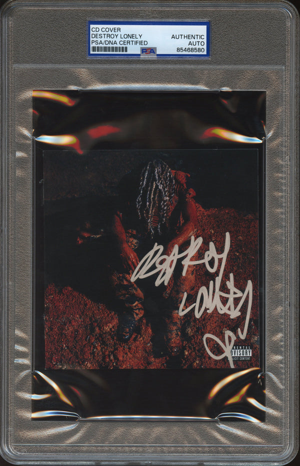 Destroy Lonely Signed Autographed CD Cover "Love Lasts Forever" PSA/DNA Authenticated