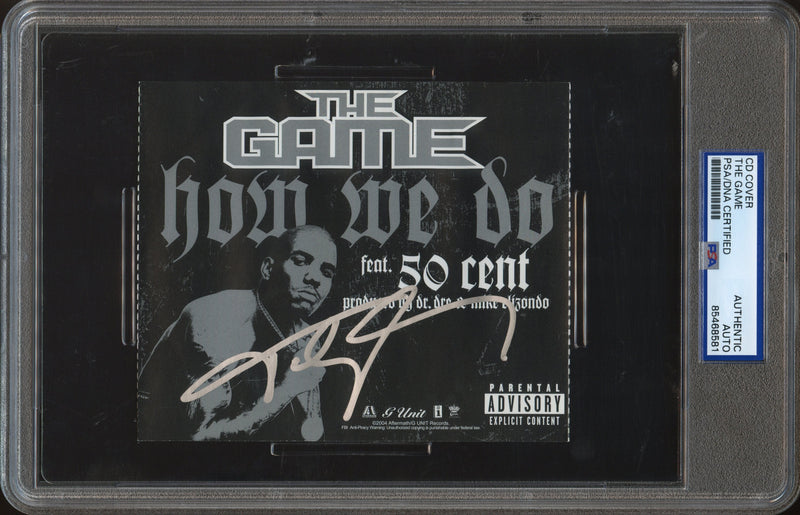 The Game Signed Autographed CD Cover "How We Do" PSA/DNA Authenticated