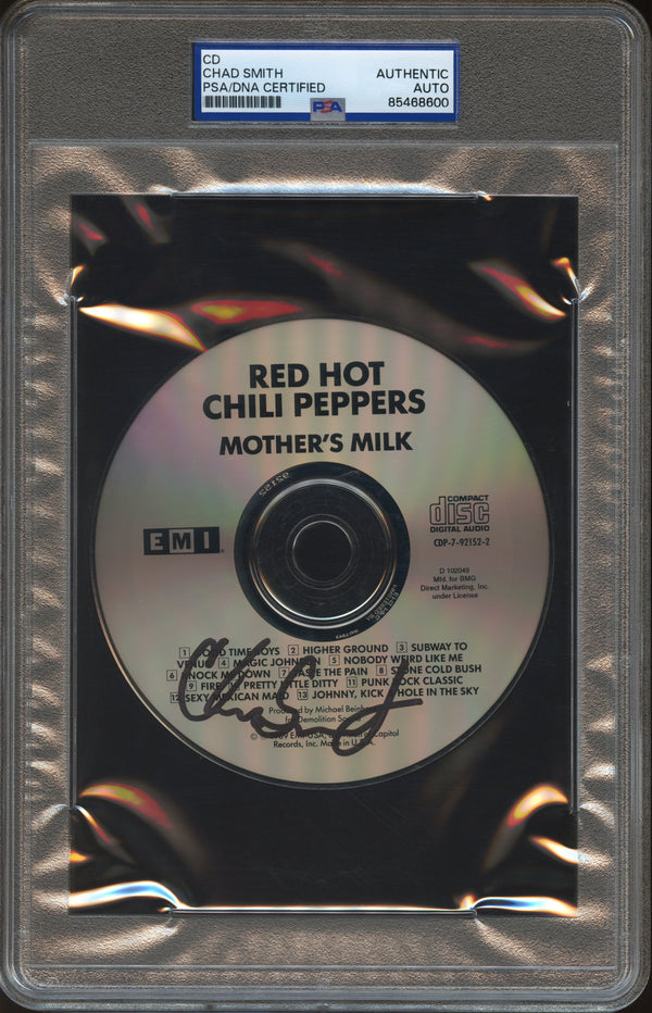 Chad Smith Signed Autographed CD "Mother's Milk" PSA/DNA Authenticated
