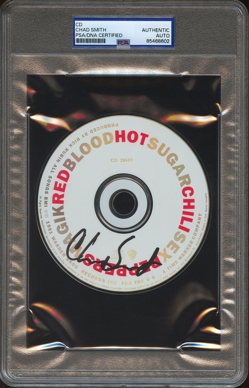 Chad Smith Signed Autographed CD "Blood Sugar Sex Magik" PSA/DNA Authenticated