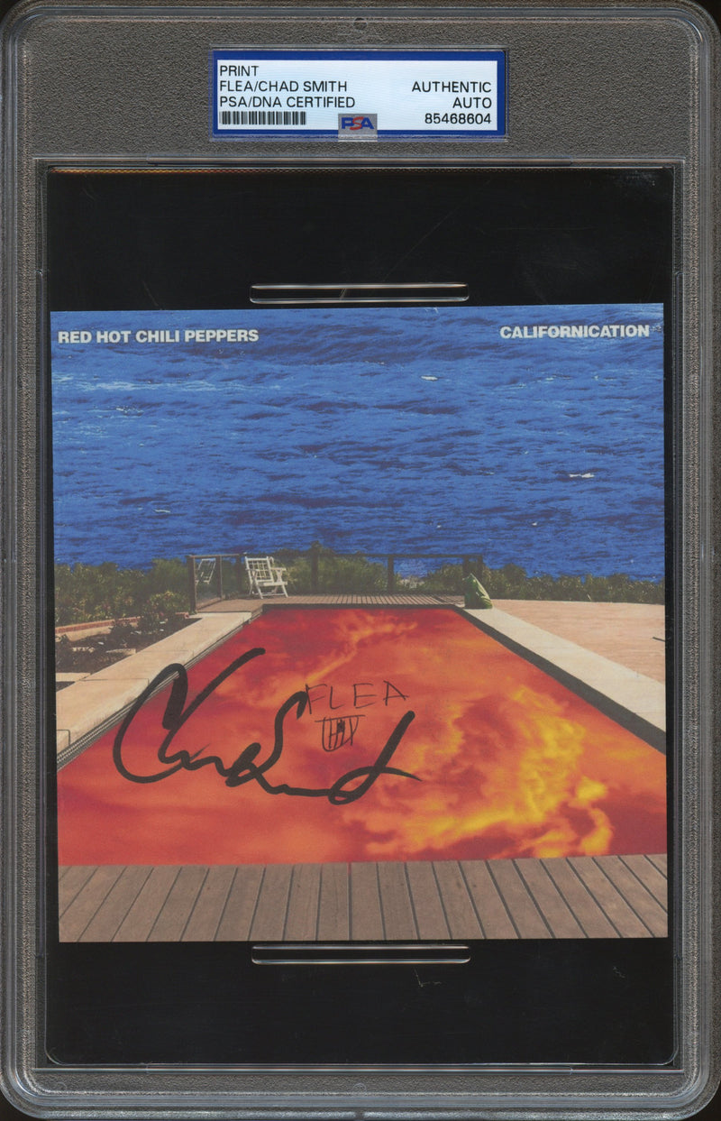 Red Hot Chili Peppers Signed Autographed Photo "Californication" PSA/DNA Authenticated