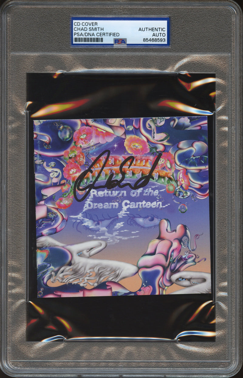 Chad Smith Signed Autographed CD Cover "Return of the Dream Canteen" PSA/DNA Authenticated