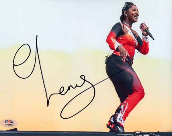 Tems Signed Autographed 8x10 Photo PSA/DNA Authenticated