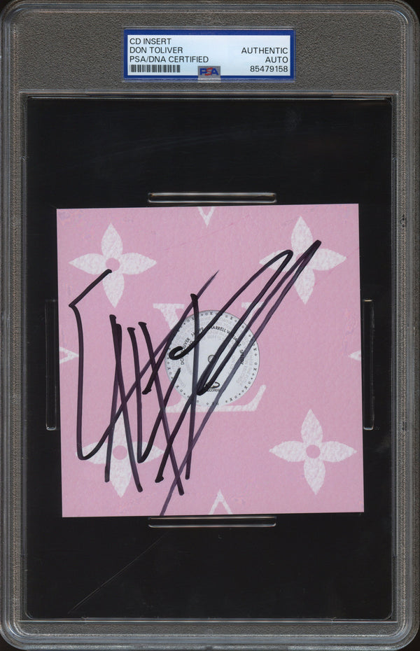 Don Toliver Signed Autographed CD Cover “LV Bag” PSA/DNA Authenticated