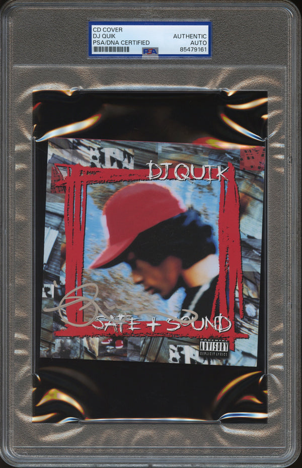 DJ Quik Signed Autographed CD Cover "Safe + Sound" PSA/DNA Authenticated