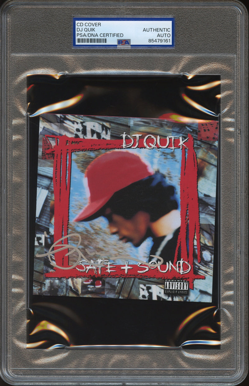 DJ Quik Signed Autographed CD Cover "Safe + Sound" PSA/DNA Authenticated