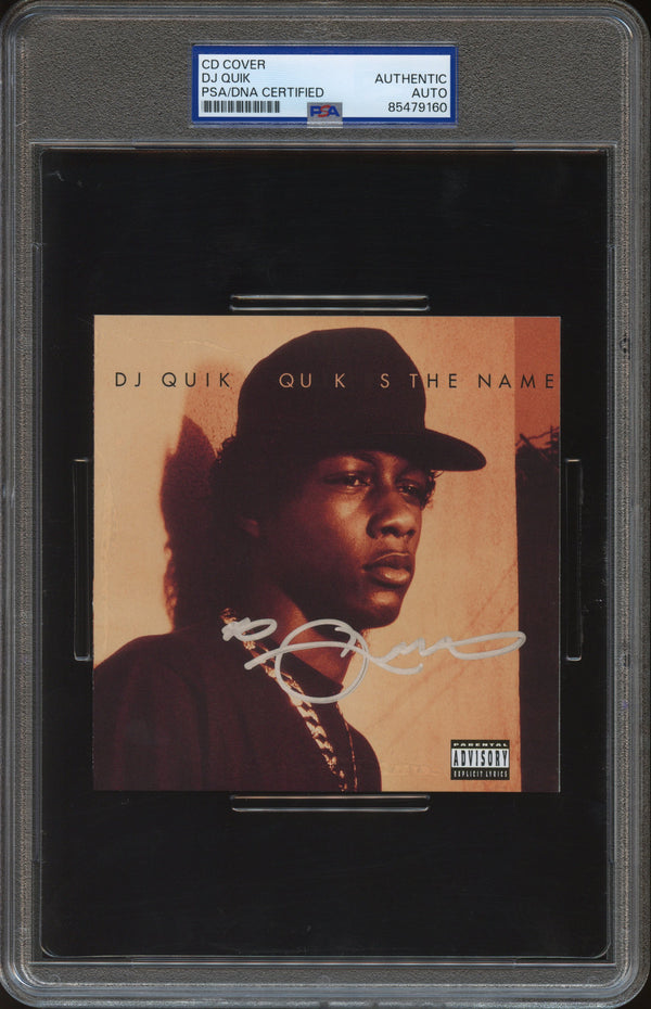 DJ Quik Signed Autographed CD Cover "Quik Is the Name" PSA/DNA Authenticated
