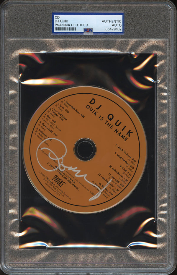 DJ Quik Signed Autographed CD "Quik Is the Name" PSA/DNA Authenticated