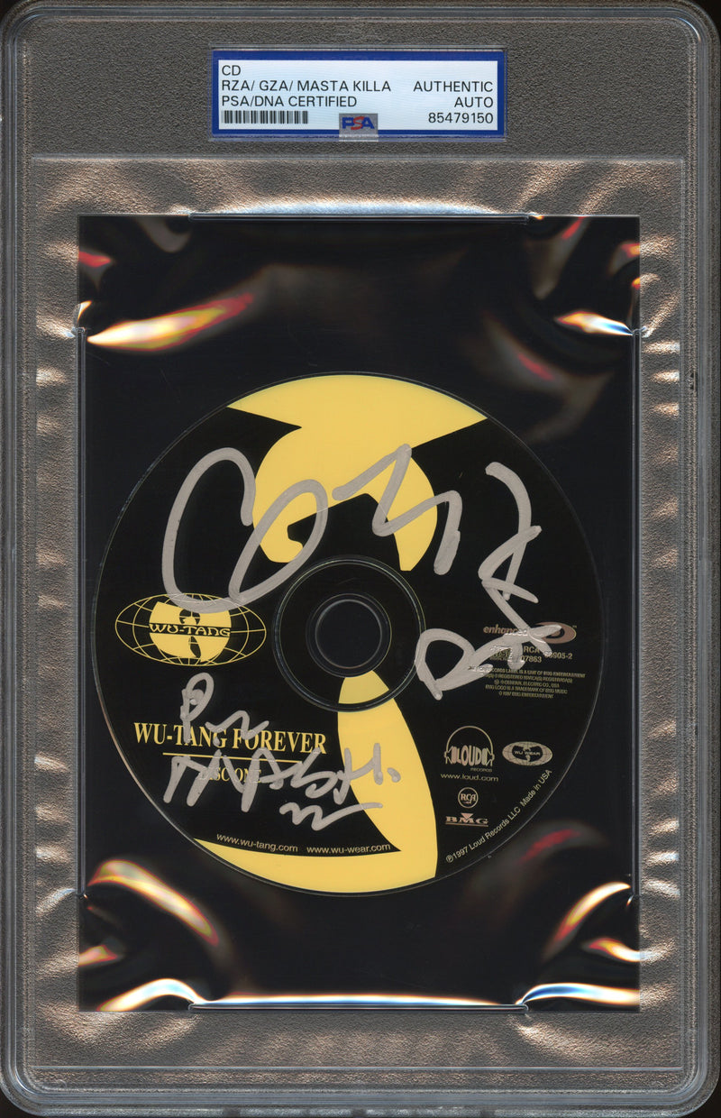 Wu-Tang Clan Autographed CD "Wu-Tang Forever" PSA/DNA Authenticated