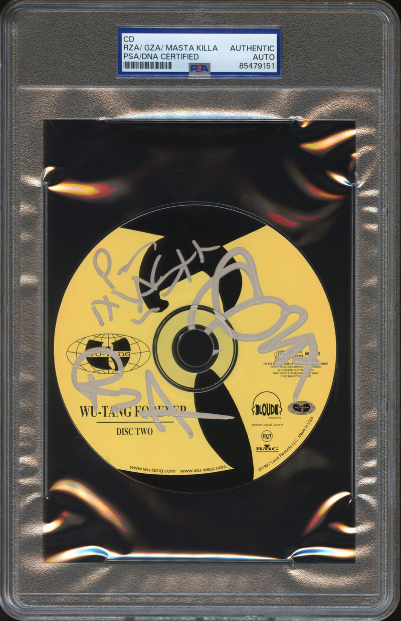 Wu-Tang Clan Autographed CD "Wu-Tang Forever" PSA/DNA Authenticated