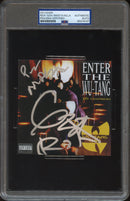 Wu-Tang Clan Signed Autographed CD Cover "Enter the Wu-Tang (36 Chambers)" PSA/DNA Authenticated