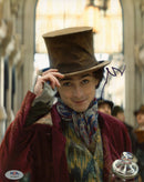 Timothee Chalamet Signed Autographed 8x10 Photo PSA/DNA Authenticated