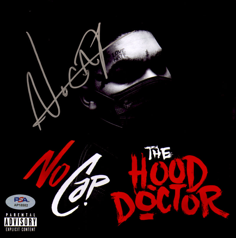 NoCap Signed Autographed 8x8 Photo "The Hood Doctor" PSA/DNA Authenticated